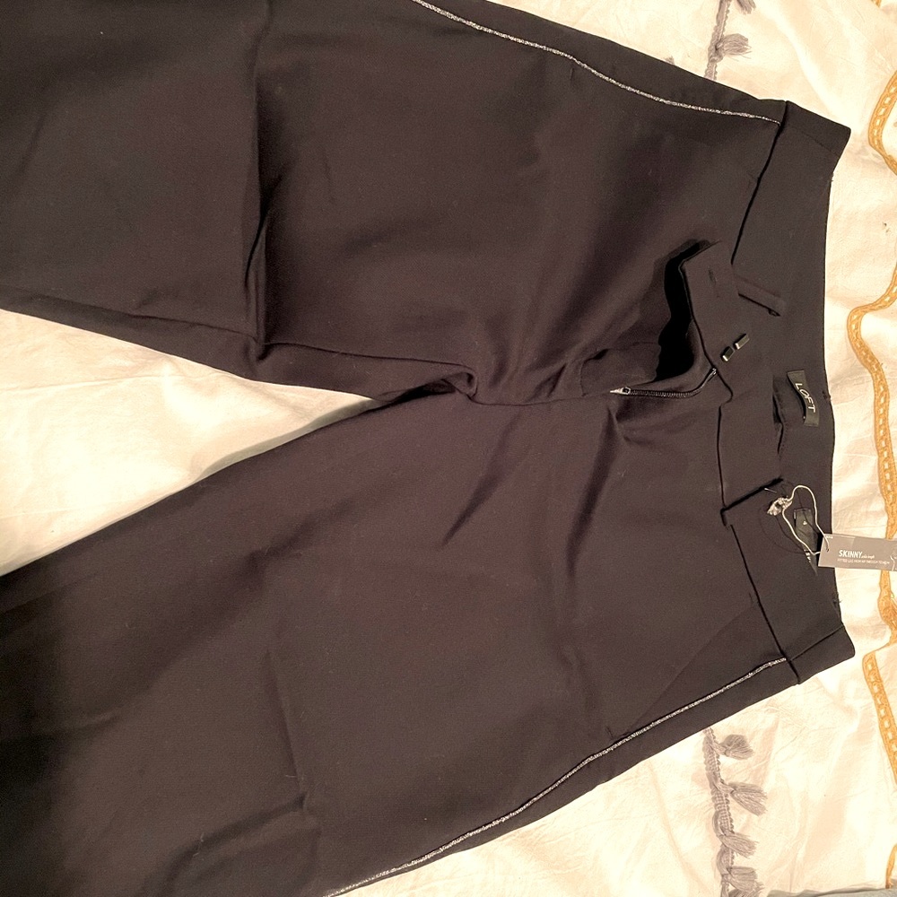 Loft Ankle length skinny fit dress pants